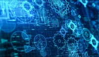 Mechanical project blueprint stock photo as tech stack concept.jpg
