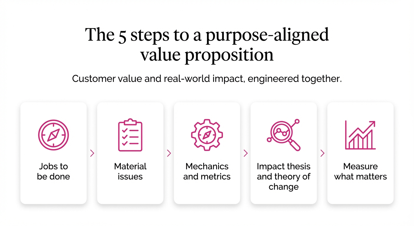 A guide to purpose-aligned value proposition design