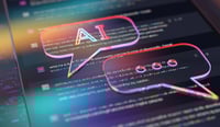 AI chatbot - Artificial Intelligence digital concept stock photo