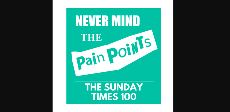 Image for Never Mind the Painpoints: The Sunday Times 100