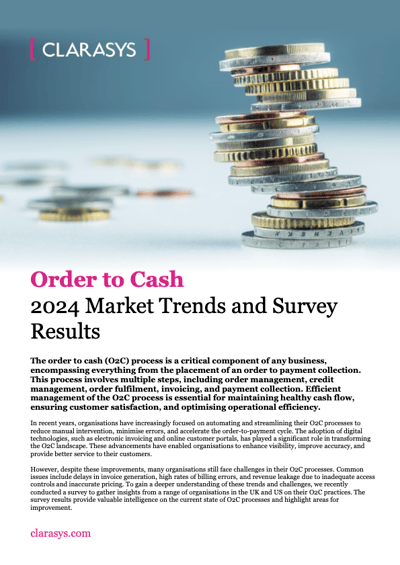 Order to Cash 2024 Market Trends and Survey Results front cover