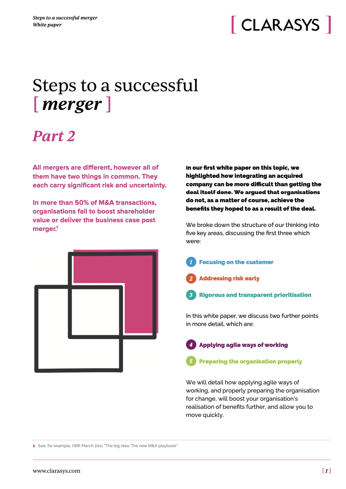 Steps to a Successful Merger Part Two cover image