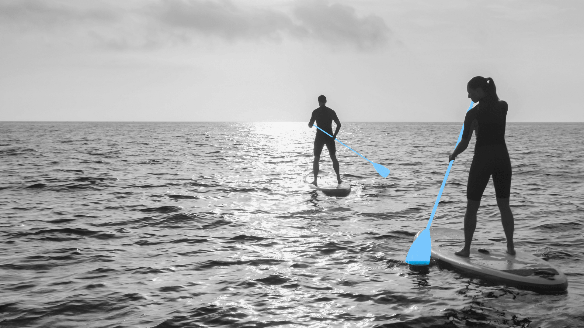 v2, Stand up paddle surfers, water industry page hero, Clarasys